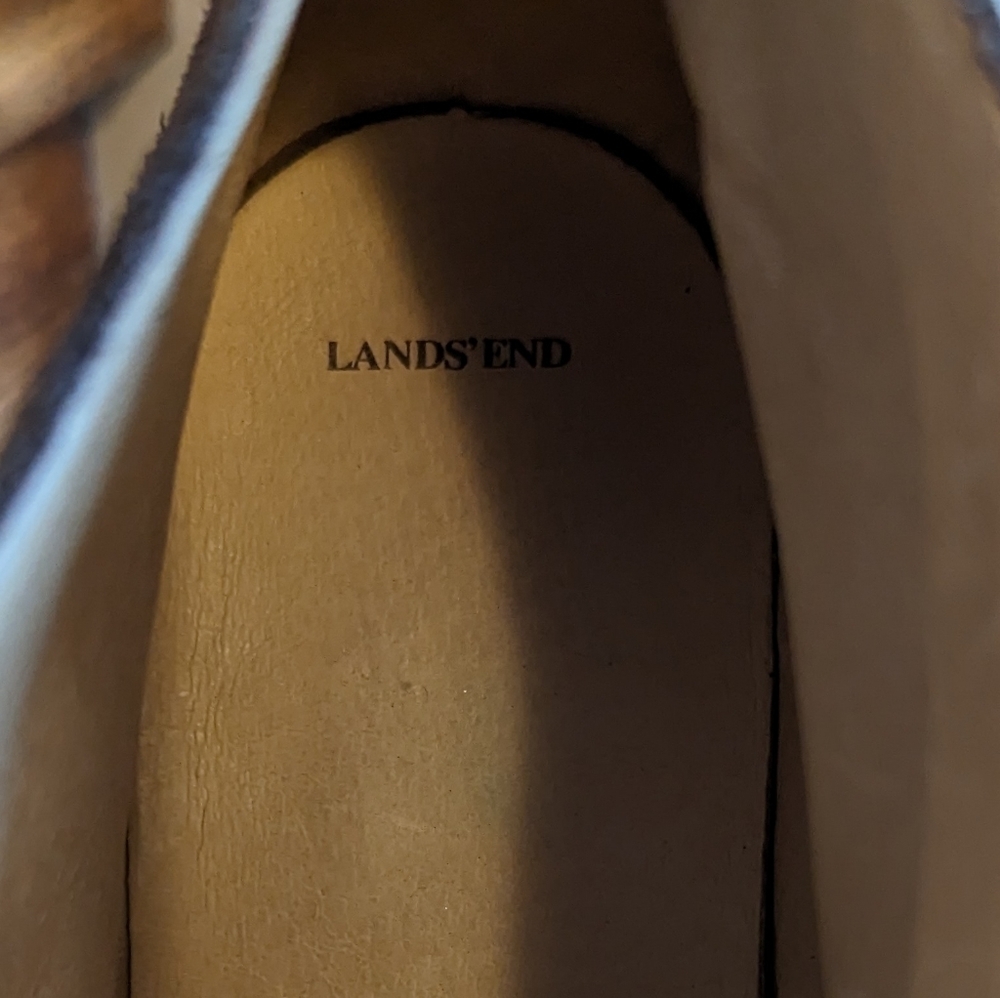 Vintage Lands End desert boot brown suede, gum sole Woman's 7.5/8 Mens 6 - Picture 8 of 12